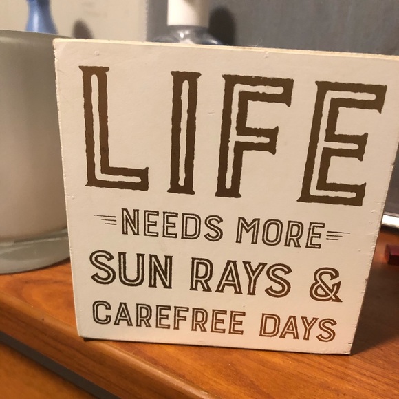 Inspirational gold sign - Picture 4 of 4